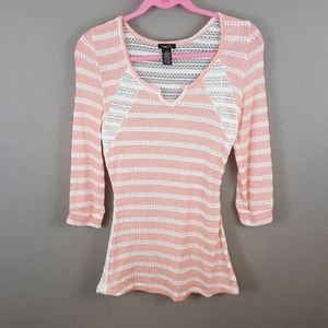 Sheer Knit Sweater Top